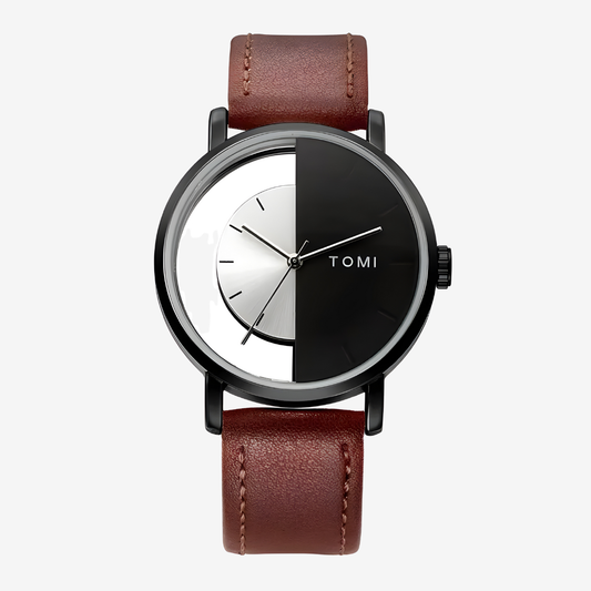 Elegantni ženski sat TOMI – braon kaiš!